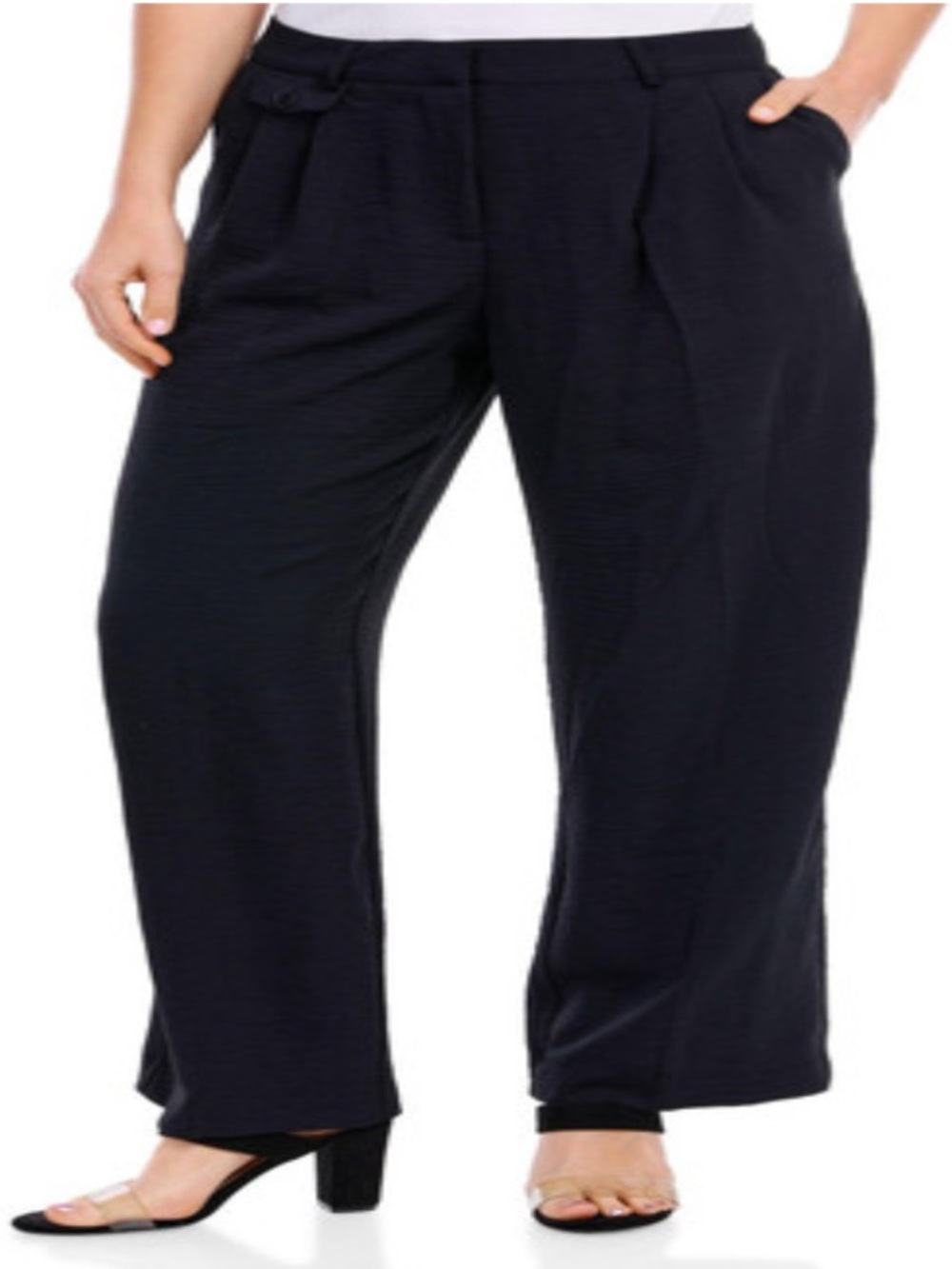Laundry by Shelli Segal Wide Leg Pants Black XS NWT